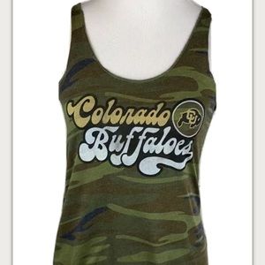 Colorado Buffaloes CU Racerback Tank Top Shirt S
